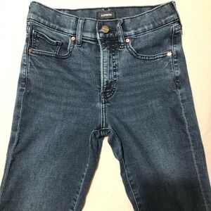 Express mid rise boot cut jeans
